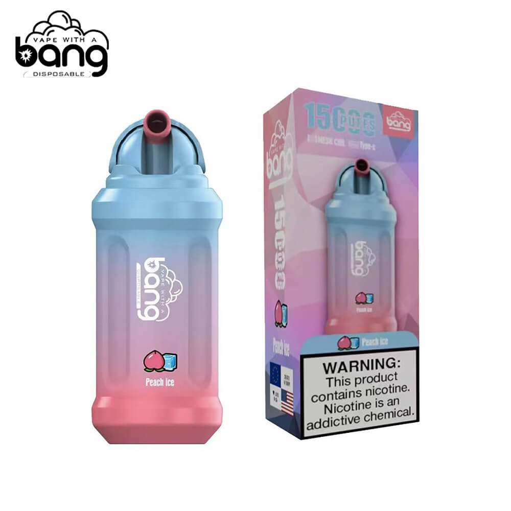 Bang 15000 Disposable Vape,Peach Ice vape,puff 15000,puffs vape,vape with a bang