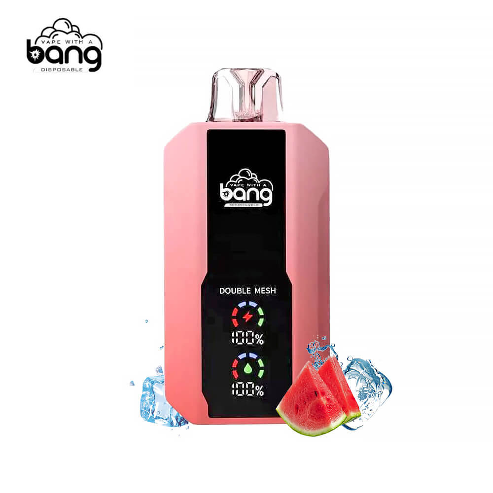 Bang 25000 25k Puffs vape,Watermelon Ice vape,puff bang king,Bang LCD 25000 Vape,bang disposable vape