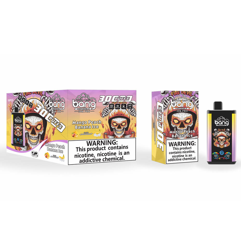 Bang Large Screen 30000 Vape,Bang 30000 Puffs Disposable Vapes,Mango Peach vape,Banana lce vape,vape with a bang