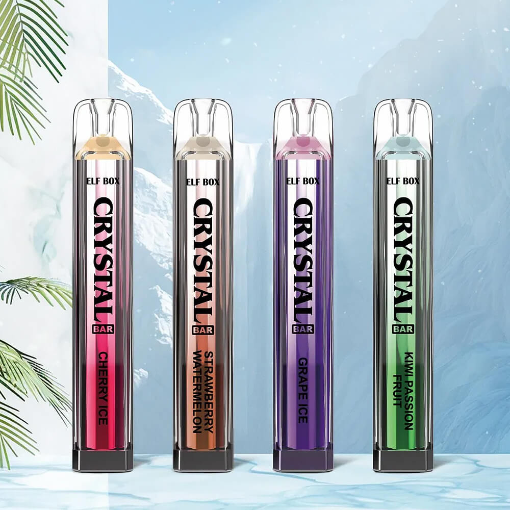 ELF BOX crystal bar 600 puff Vape,disposable vape,puffs vape,can of cigarettes