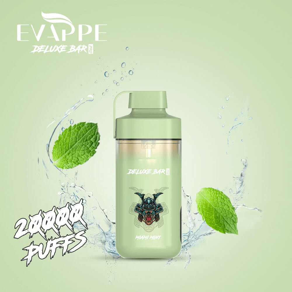 Evappe 20000 puff Vape,miami mint vape,disposable vape,puff 20k,crave vape near me