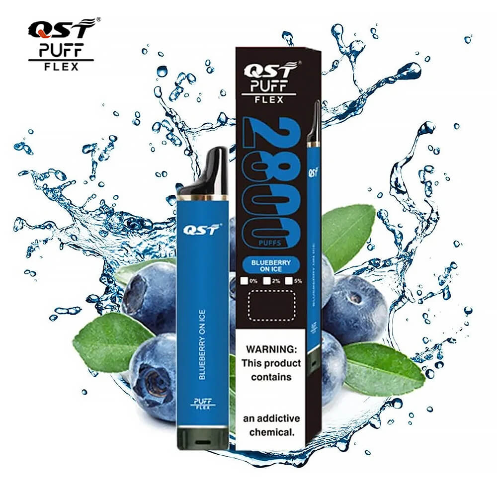 QST puff Flex 2800 Disposable Vape,blueberry ice vape,puffs vape,cheap thc disposable vapes