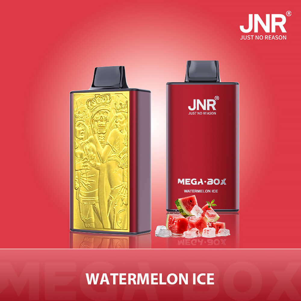JNR Mega Box 25000 Puffs Disposable Vape,WATERMELON ICE vape,puffs vape,jnr vape,puff jnr