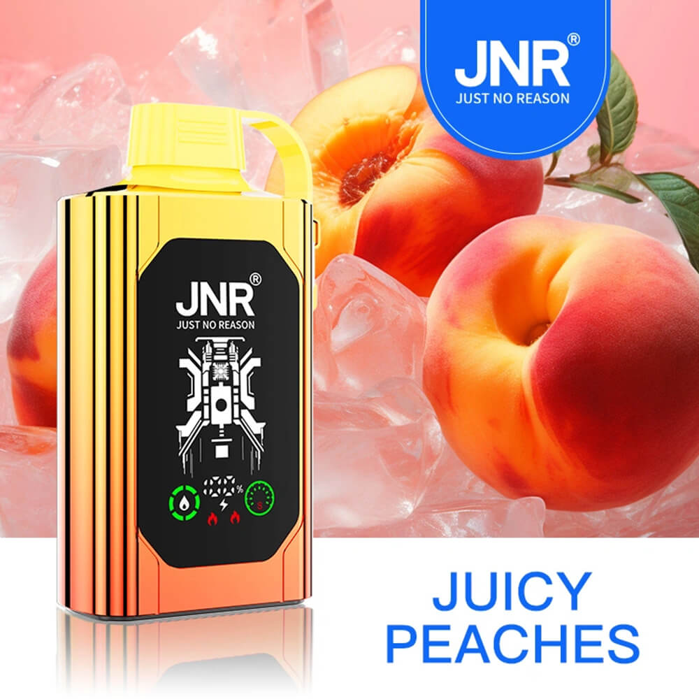 JNR Shisha Hookah Box 20500 Puffs Disposable Vape,Juicy Peaches vape,puffs vape,jnr vape,shisha vape