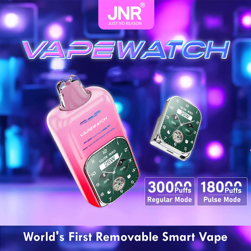 JNR VapeWatch 30000 Disposable vape,smart vape,puffs vape,jnr vape watch​,jnr vape