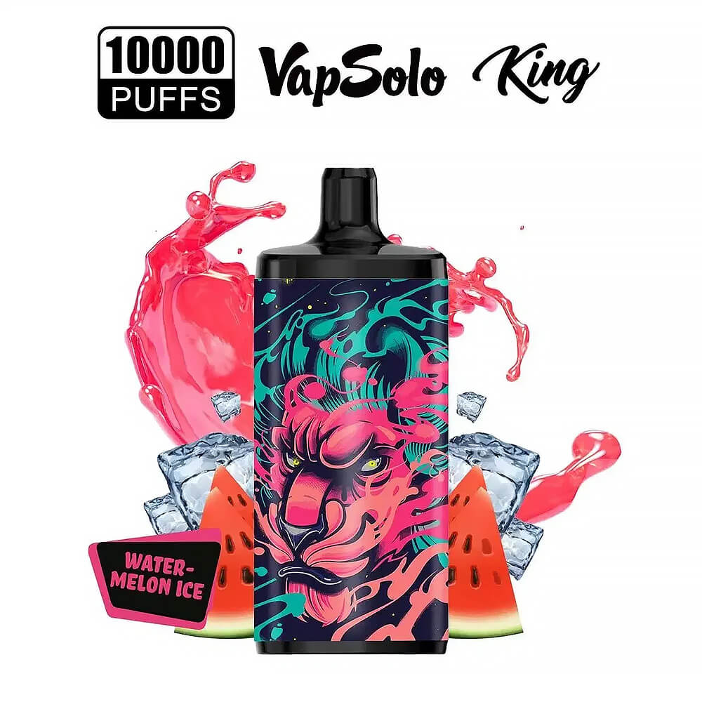 Vapsolo King 10000 Puffs Vape,watermelon ice vape,Vapsolo vape,puff 10k,order vape online nyc