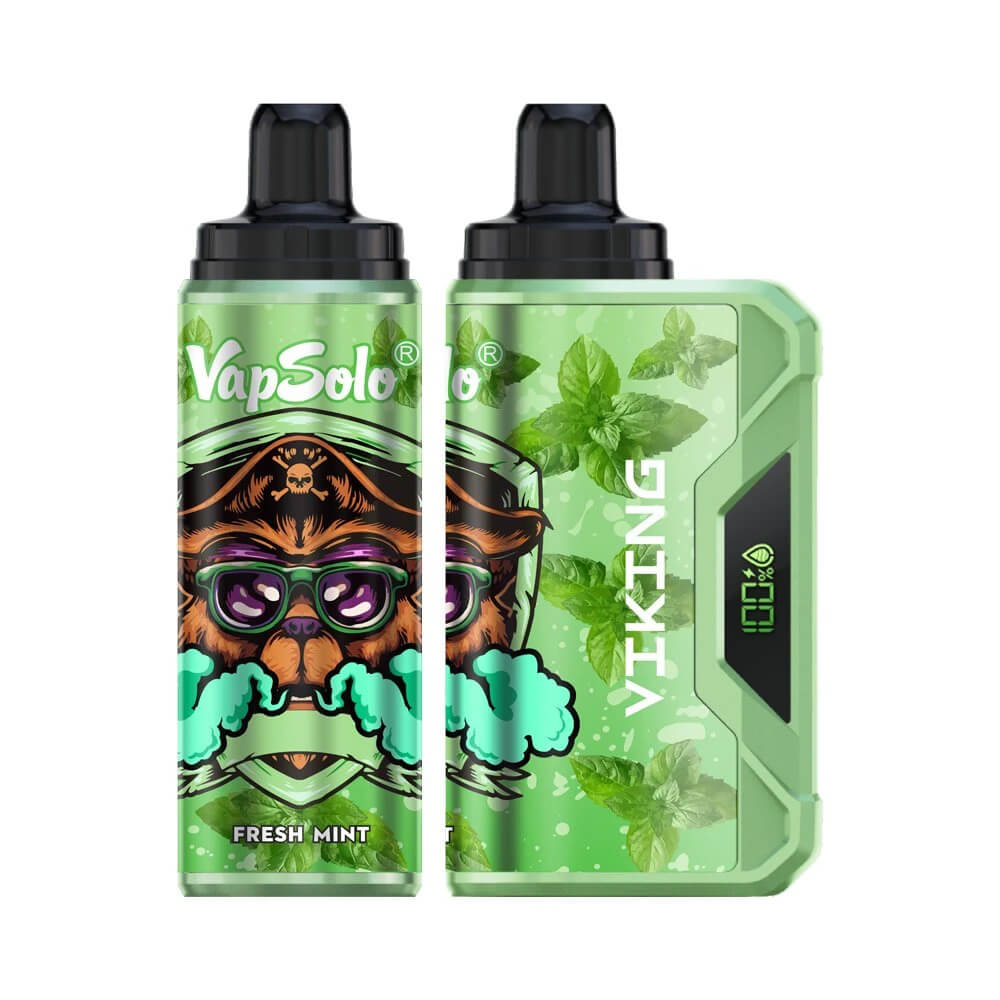 Vapsolo Viking 12000 Puffs Vape,fresh mint vape,puffs vape,puff 12k,latest and greatest disposable vape devices