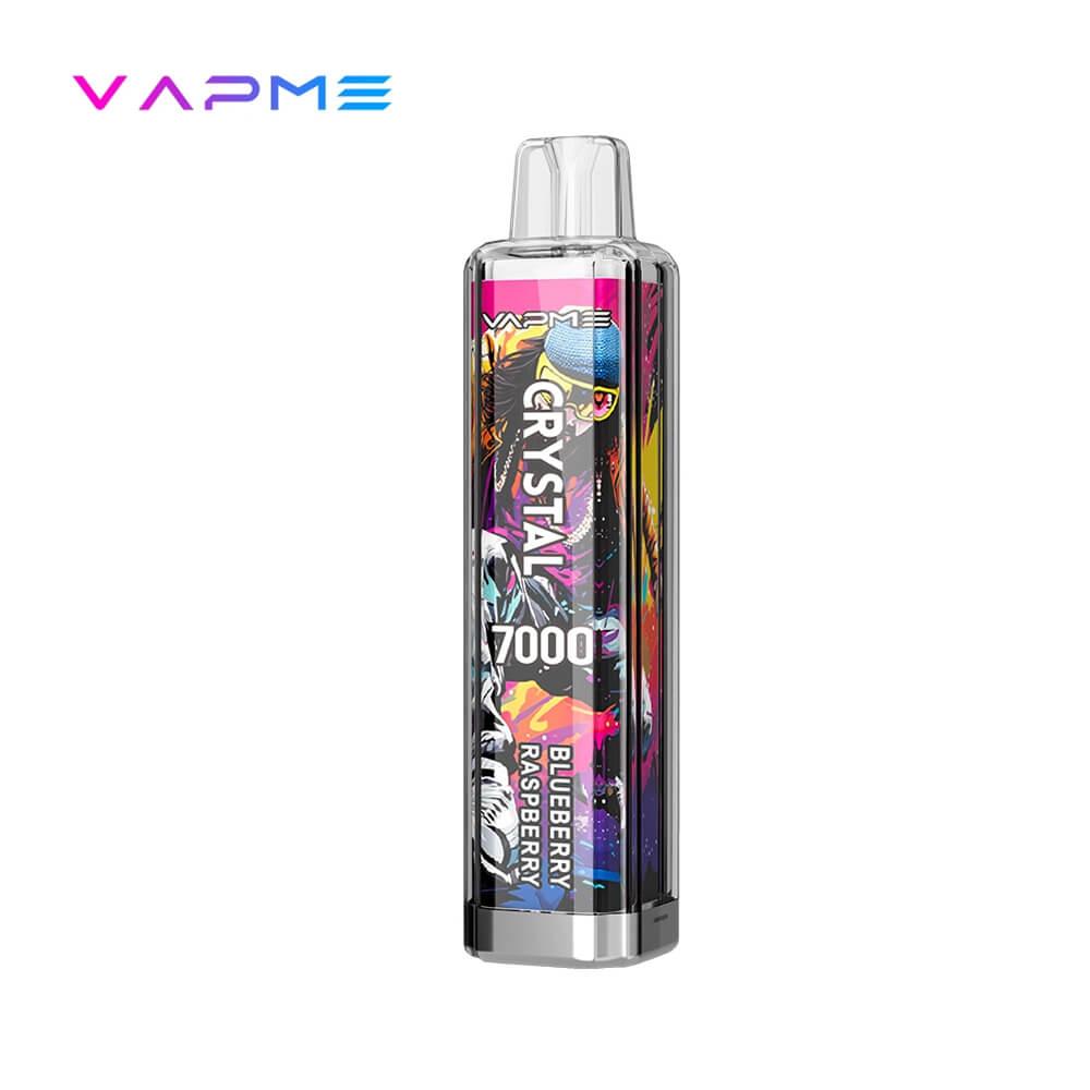 VAPME Crystal 7000 Puffs Disposable Vape,Blueberry Raspberry vape,Original vape,puffs vape,vape elevate discount codes