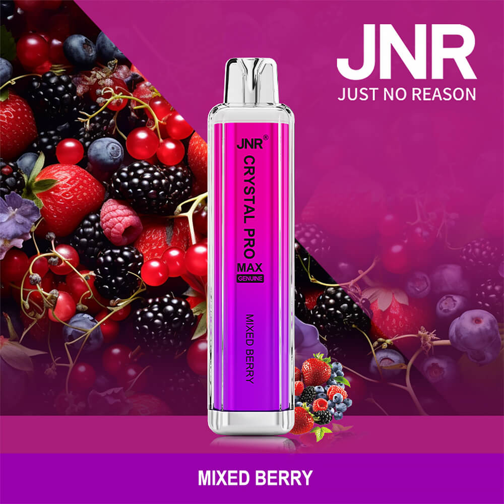 JNR Crystal Pro Max 5000 Puffs Disposable Vape,puffs vape,mixed berry vape,jnr vape,jnr puff