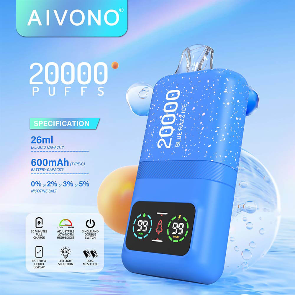 Aivono vape 20000 puffs,Smart Screen Vape,Electronic Cigarettes Puff 20k,packwoods disposable vape