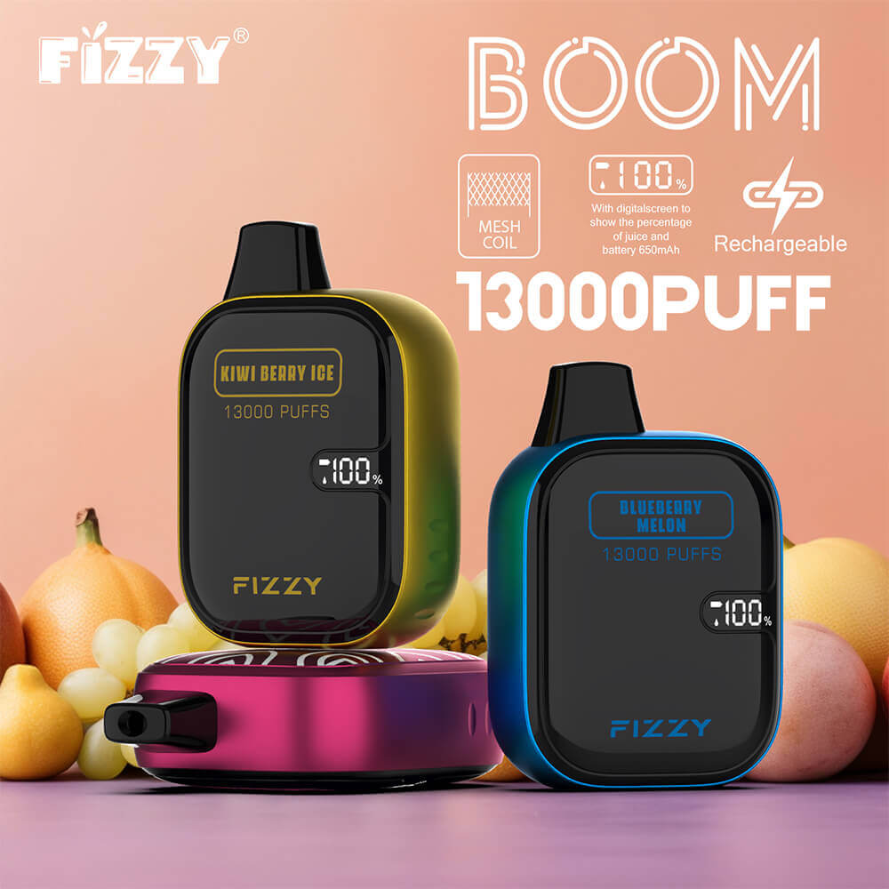 Fizzy Boom 13000 Puffs Disposable Vape,puffs vape,Blueberry Melon vape,north vape 12000 puffs