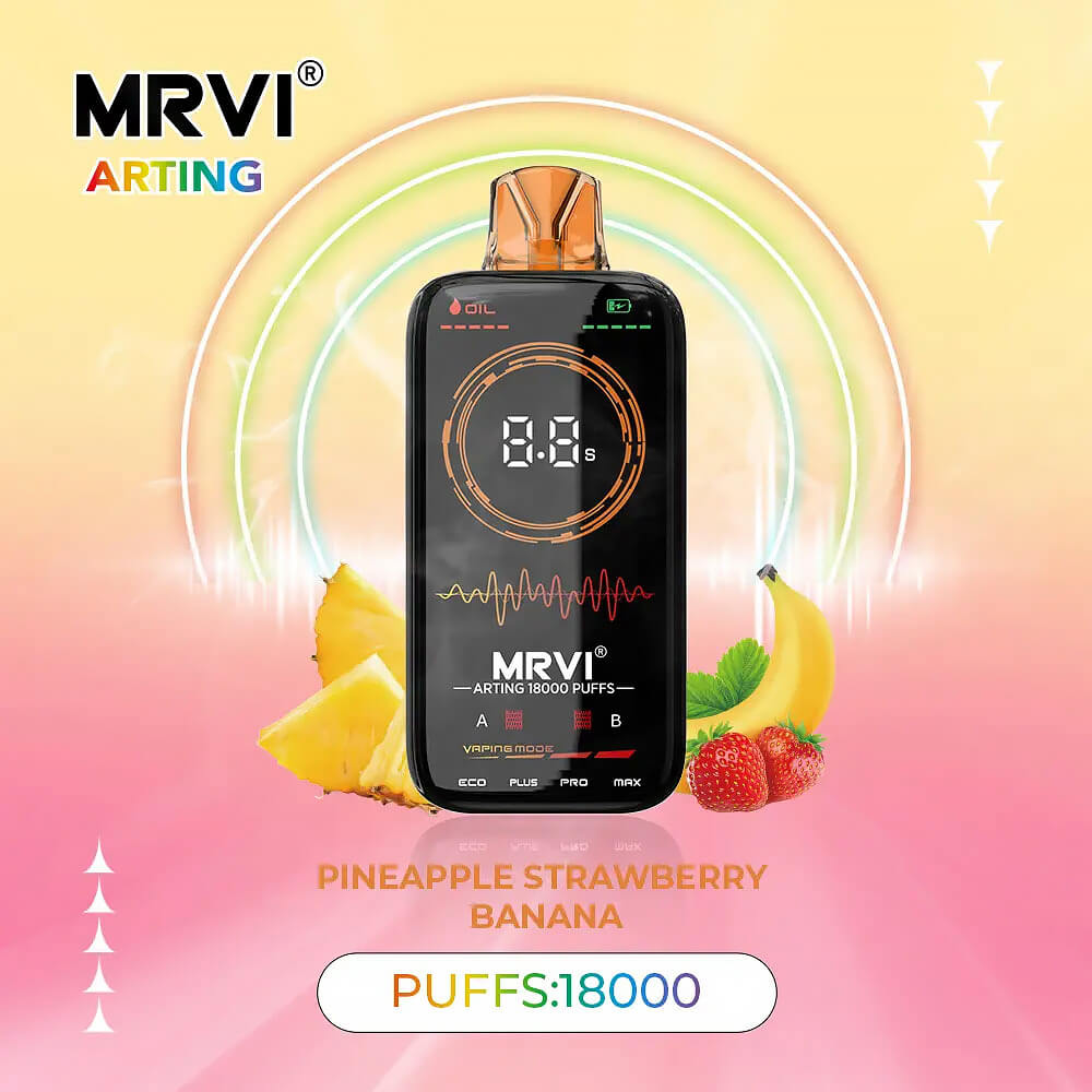 vape Mrvi 18000 puffs,disposable vape,puffs vape,PINEAPPLE STRAWBERRY BANANA vape,vape kaufen,blu vape pods
