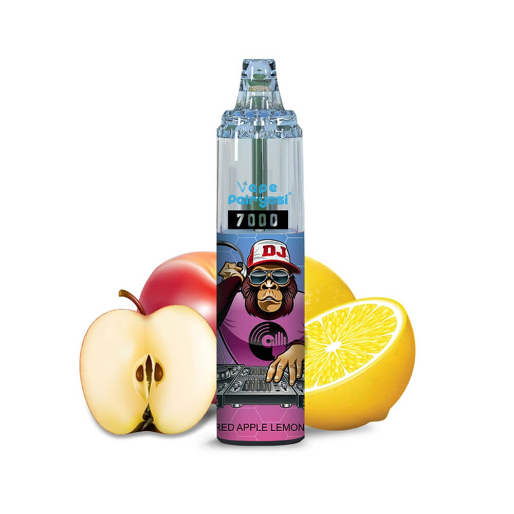 fumot randm tornado vape 7000 puffs,Red Apple Lemon vape,puff 7k,randm 7000,randm vape