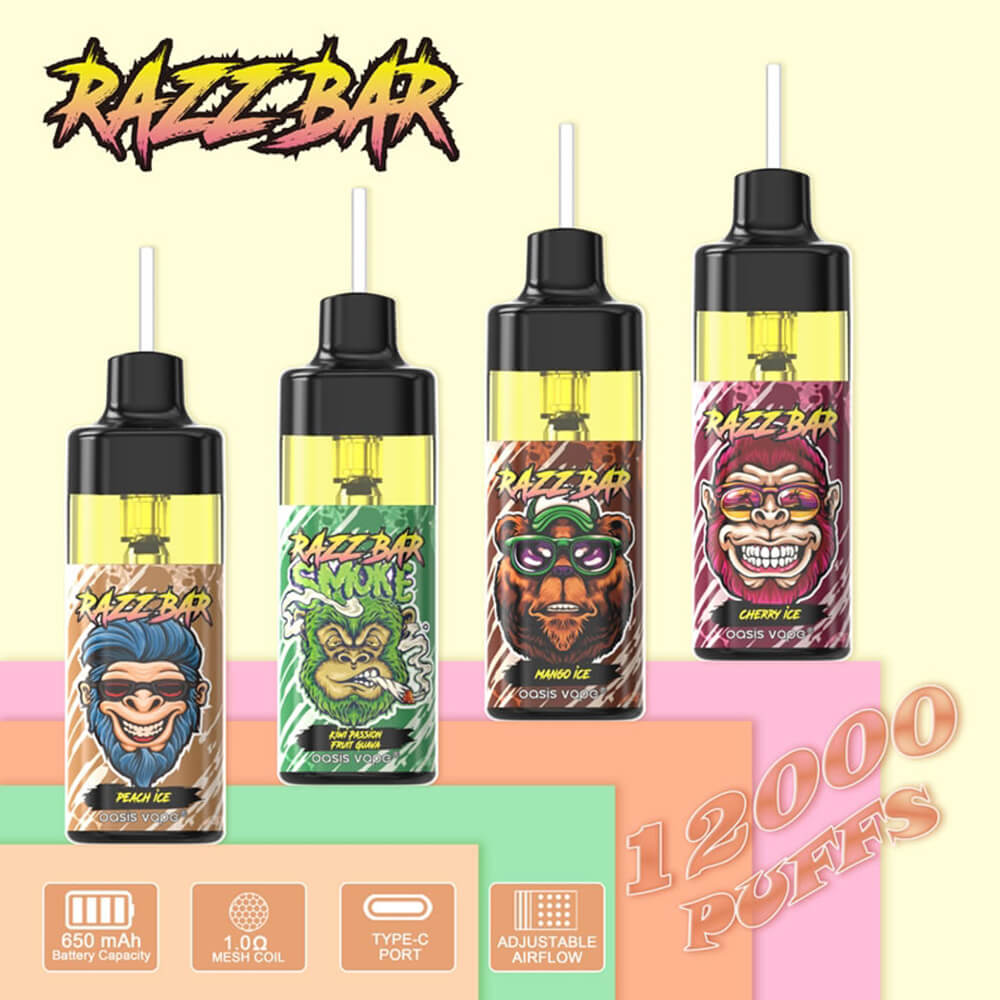 Razz Bar 12000 Puffs Disposable Vape,puffs vape,just puff vape,vape town luton