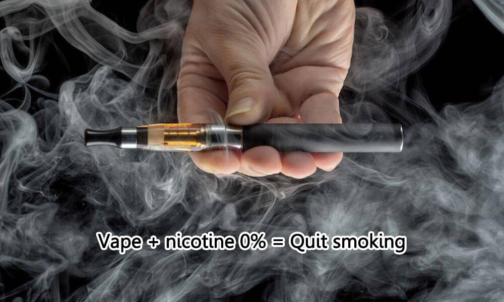 vape 0 nicotine quit smoking