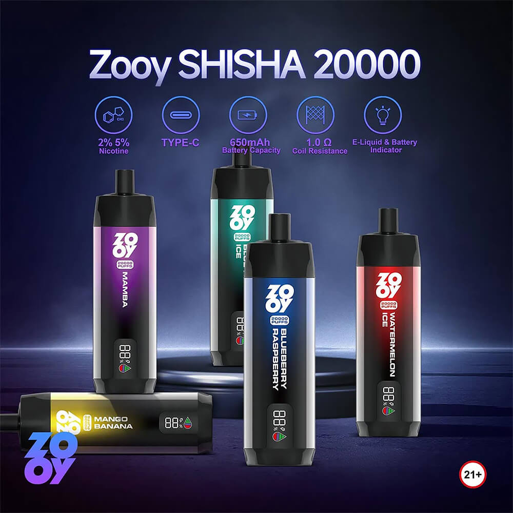 ZOOY Shisha 20000 Disposable Vape,ZOOY 20000 Vape
