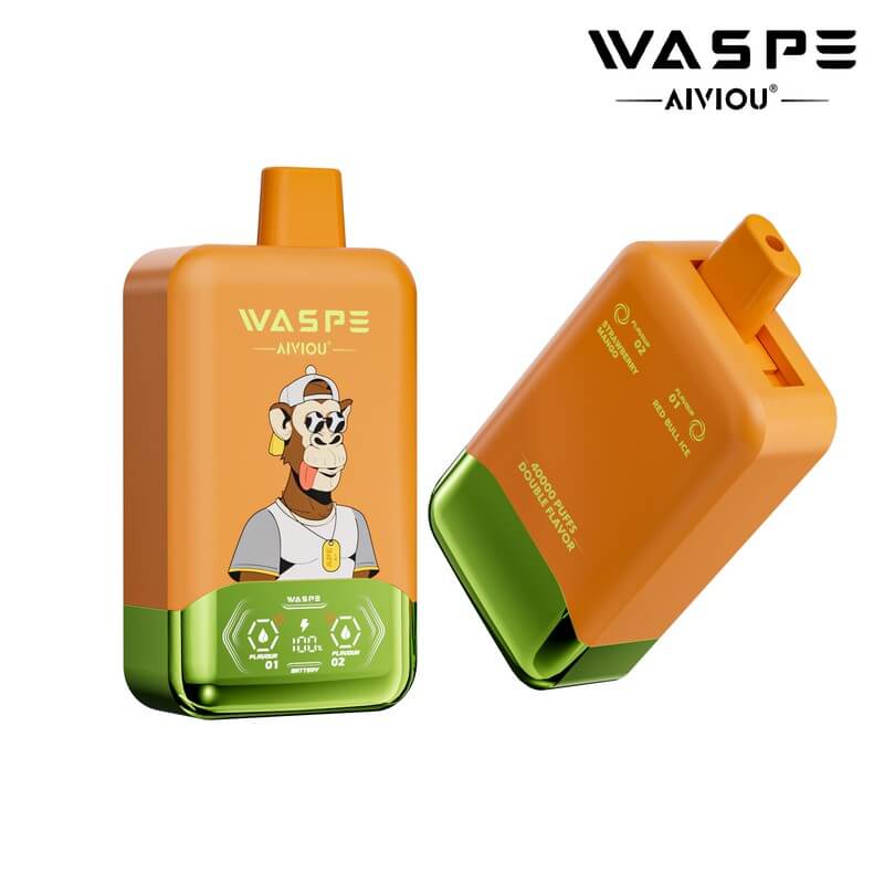 WASPE Double Flavor 40000 Puffs LCD Display Disposable Vape