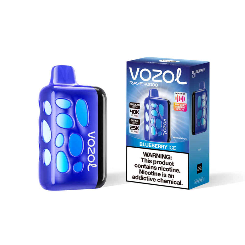 Eu Warehouse Vozol Rave 40000 40k puff Disposable Vape 2025 New Vape