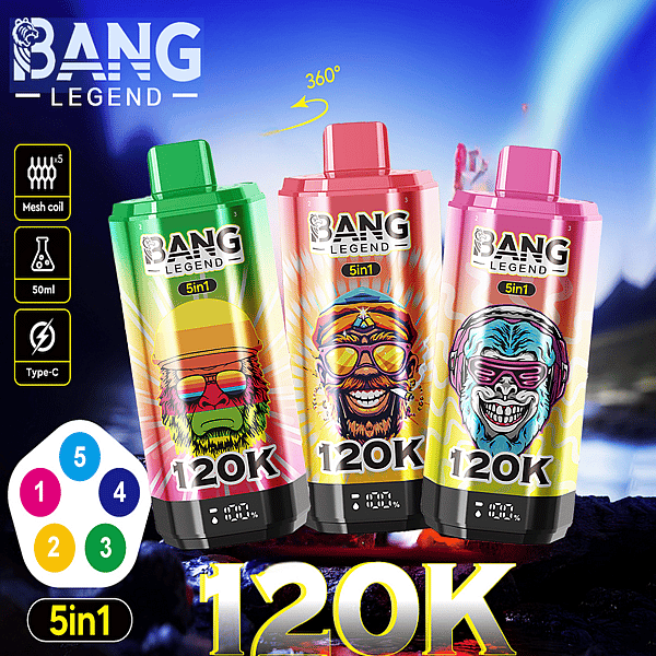 Bang Legend 120K Puff Disposable E-Cigarette