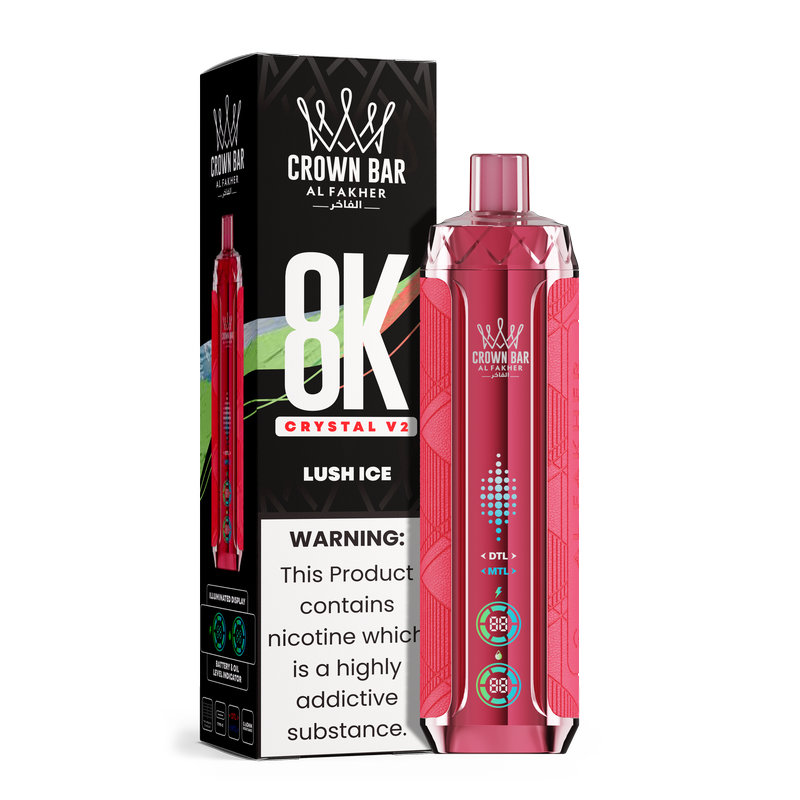 Alfakher 8000 V2 Crystal – Premium Disposable Vape with Iconic Shisha Flavor EU warehouse wholesale - Image 7
